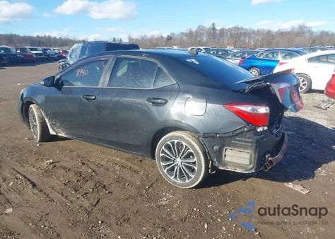 2014 Toyota Corolla S Plus from USA, damaged, VIN 2T1BURHE4EC040774